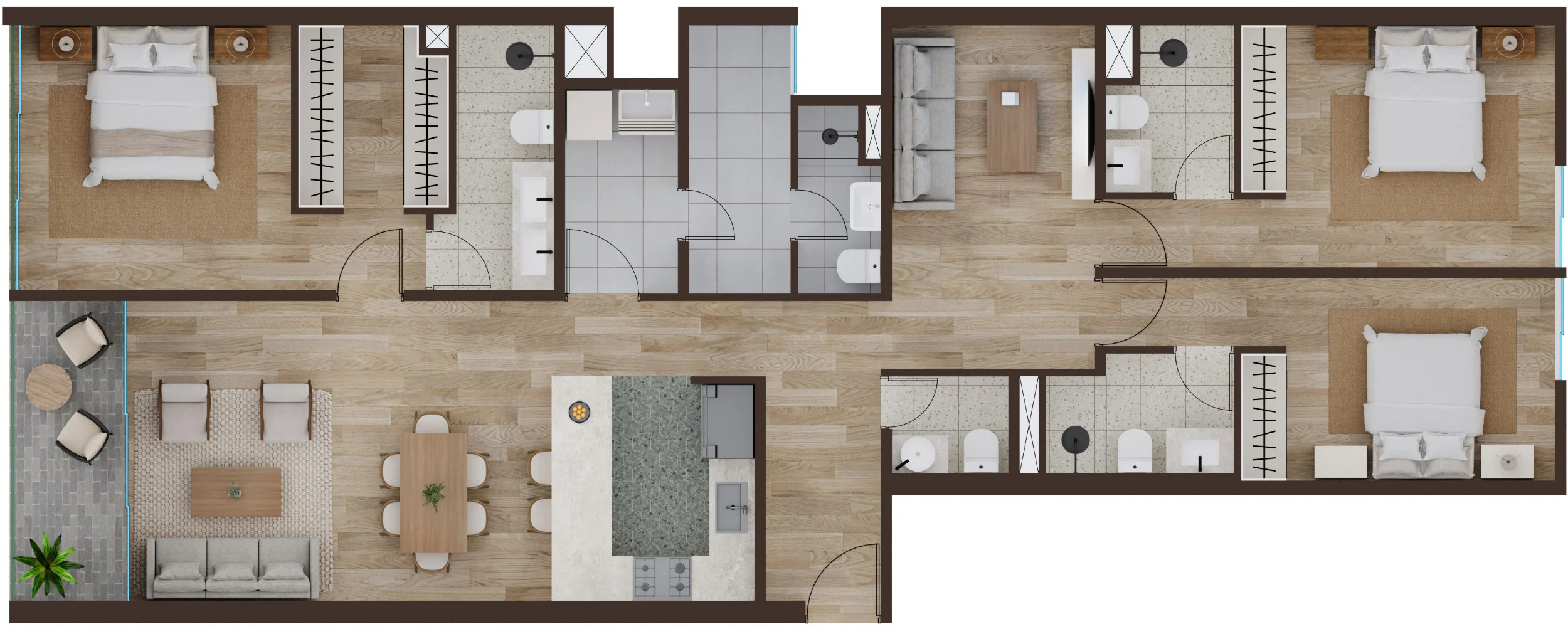 Plano Planta 1 Flat X01