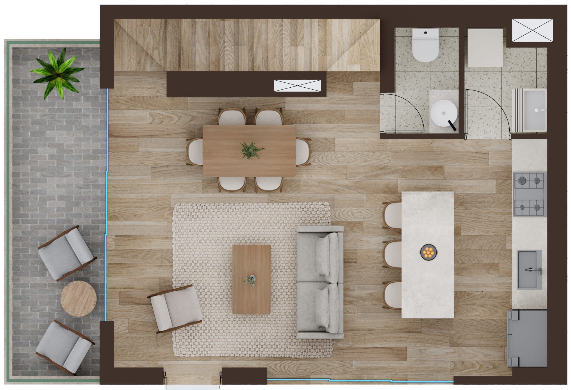 Plano Planta 2 Triplex 603