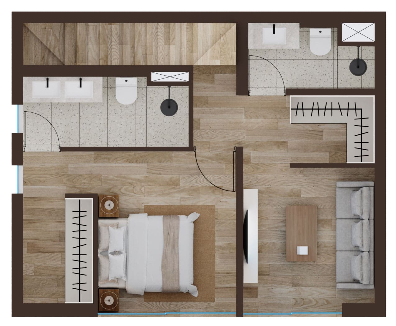 Plano Planta 2 Duplex 102