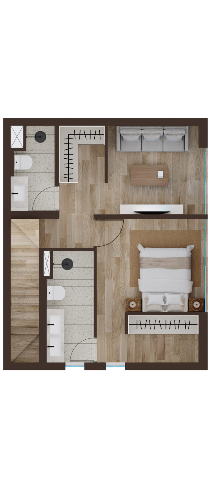Plano Planta 1 Triplex 603