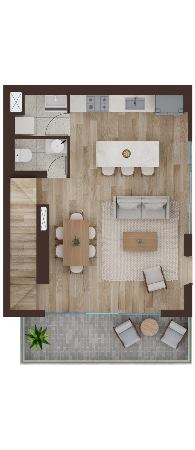 Plano Planta 2 Triplex 603
