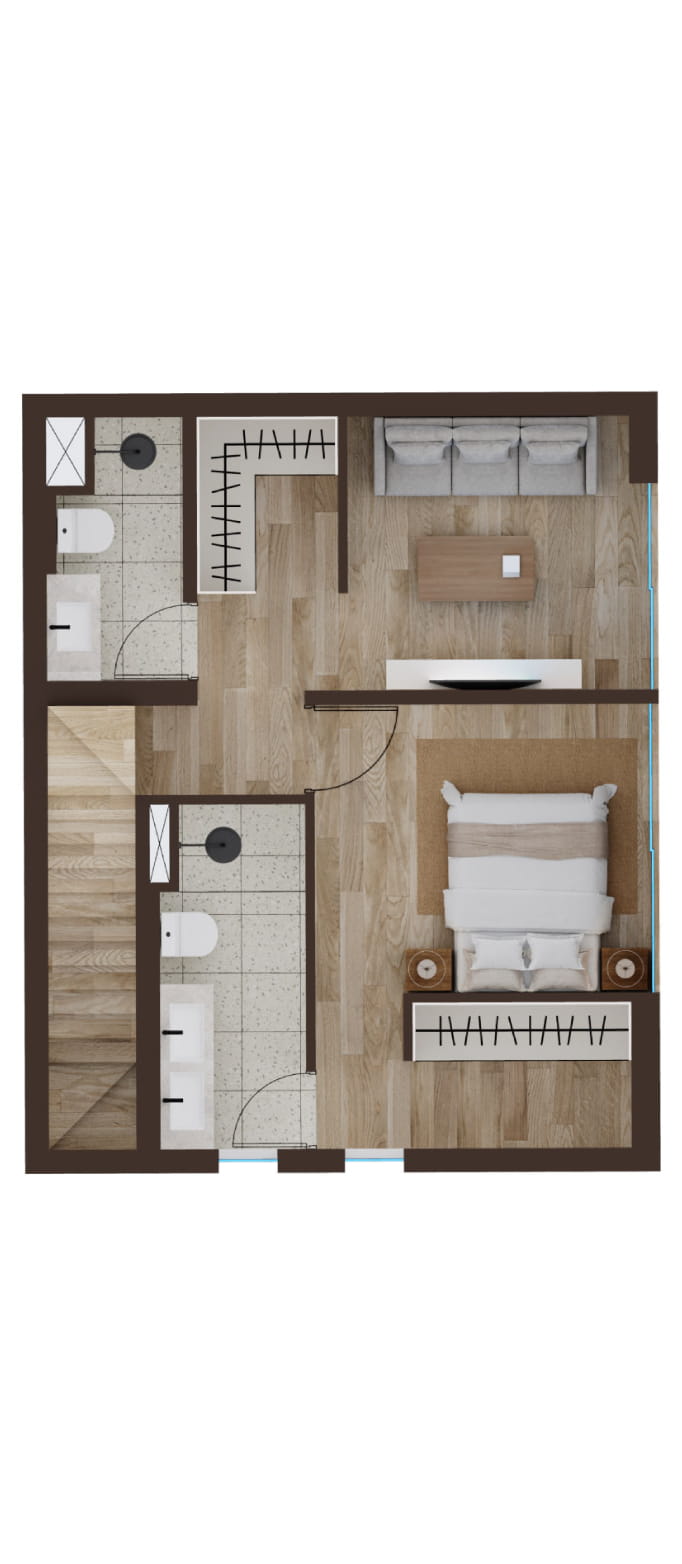 Plano Planta 2 Duplex 303